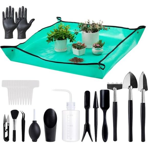 Melphoe 25Pcs Mini Garden Hand Transplanting Succulent Tools Set, 39.4"Thickened - Picture 1 of 8